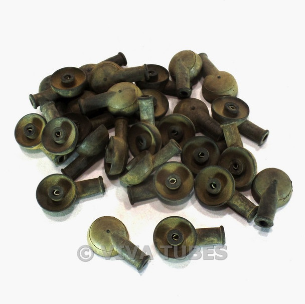 Vintage Lot 28 Tube Top Nipple Lead Connector Caps Plugs for Sweep Vacuum Tubes