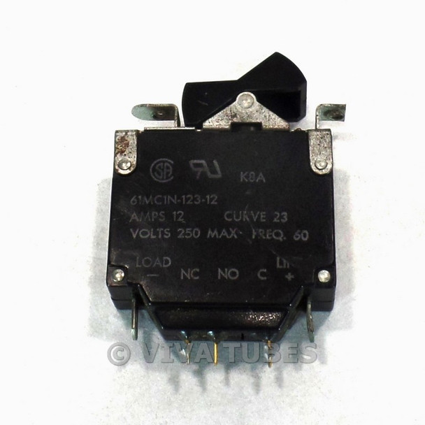 Vintage Klixon Texas Instruments 61MC1N-123-12 Rocker Lever Switch 12A 250V