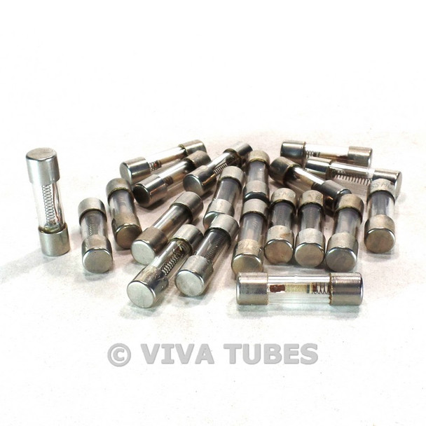 Vintage Lot of 20 Loose Bussman Fuses Type MDR 1 1/2 Amp