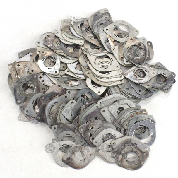 Vintage Lot of 212 Metal Vacuum Tube Socket Retainer Spacer Washers