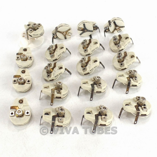 Vintage Lot of 19 Centralab N650/823BN Trimpots 10-100 ohm