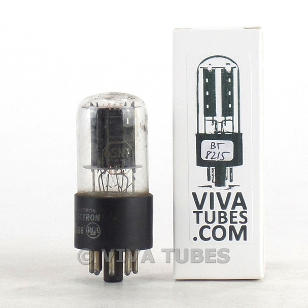 RCA USA 6SN7GT Flat Black Plate BTM [] Get Vacuum Tube 105/77%