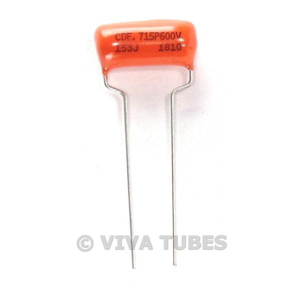 New Sprague 715P Orange Drop .015uF 600V  5% Poly Film Capacitor .015 uF 600 VDC