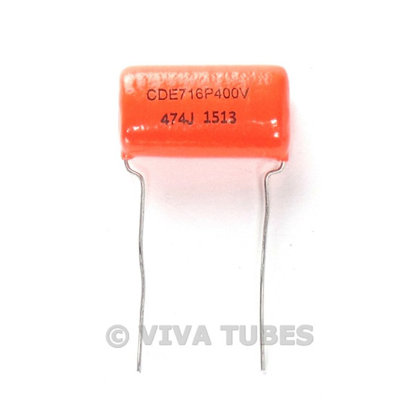 New Sprague716P Orange Drop .47uF 400V 5% Poly Film Capacitor .47 uF 400 VDC