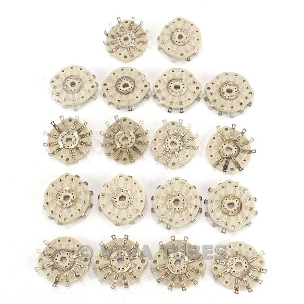 Vintage Lot 18x Ceramic Rotary Switch Wafers Various POL/POS & Short/Non-Short