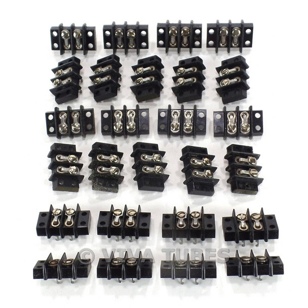 Vintage Lot of 26 Jones Heavy Duty Speaker Terminal Strips