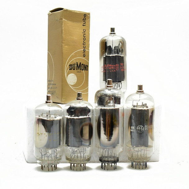 Lot of 5X. Vintage 6KN6 Loose/Boxed Glass Vacuum Tubes. Untested Mixed Brands.