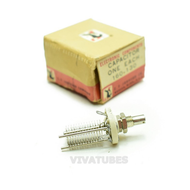 NOS NIB  E.F. Johnson 160-130 Type 30MB/Cat Variable Tuning Capacitor