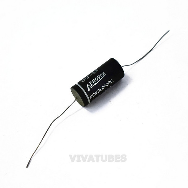 Vintage Aerovox Electrolytic Axial Capacitor .1uF 200V