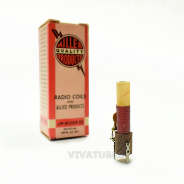 NOS NIB Miller 7127 4.5 MC. Sound Quadrature Printed Circuit Coil  1 1/2"
