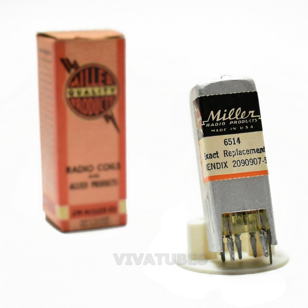 NOS NIB Miller 6514 For Bendix 2090907-5 2" I.F. Coil