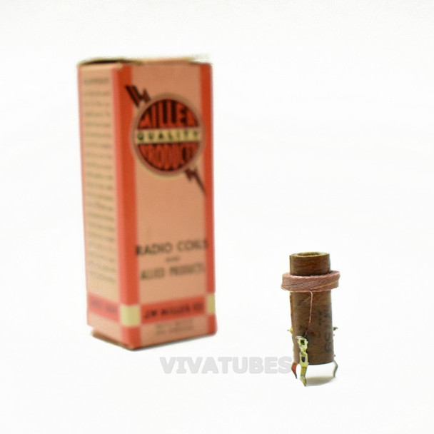 NOS NIB Miller 7759 AM Oscillator Broadcast Coil 1"