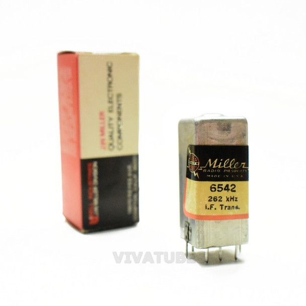 NOS NIB Miller 6542 262 kHz. I.F. Transformer Coil 1 13/16"