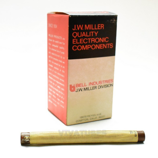 NOS NIB Miller 7610 Delay Line 5" Lgth .437 Diam TV Radio Amp Parts