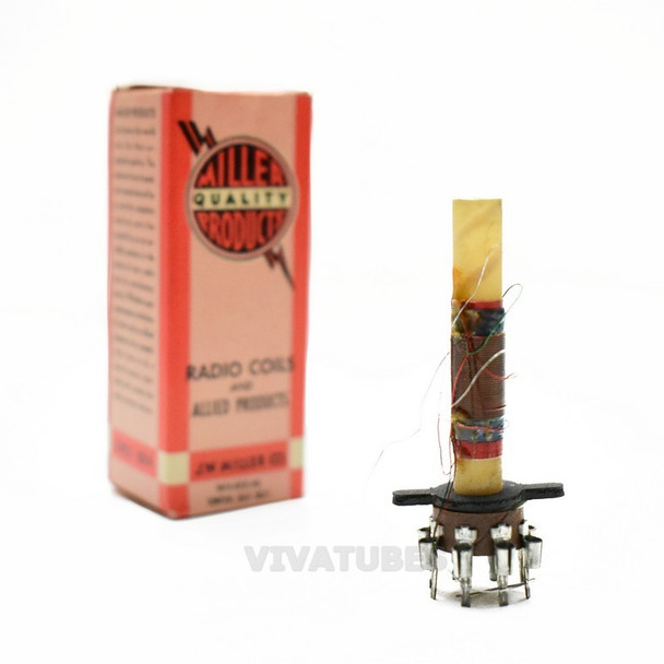 NOS NIB Miller 6070 Burst Transformer Single Tuned Coil Schem 8 2 1/3"