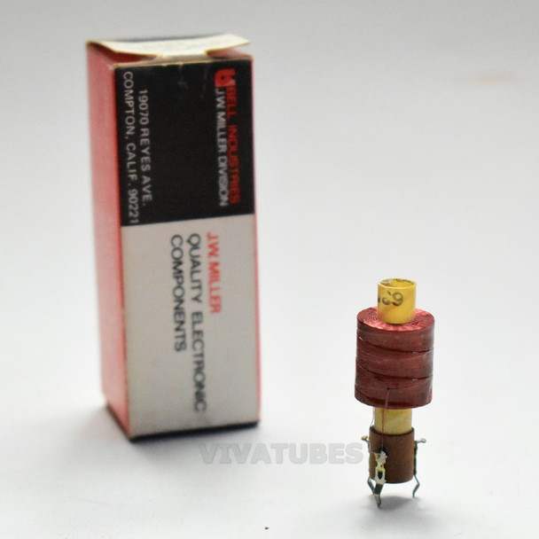 NOS NIB Miller 6352 15,750 Hz. (B&W) Horizontal Stabilizer Coil 1 5/8"