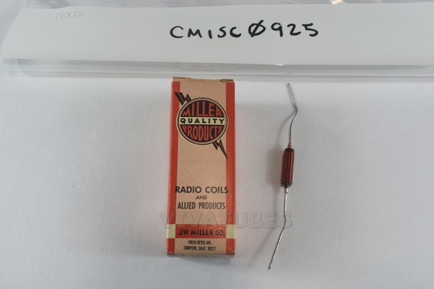 NOS NIB J.W. Miller 4606 2.4 uH 1500 mA. R.F Choke Filter 1/2"