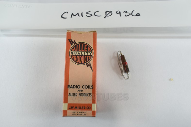 NOS NIB Miller 4582 .15 uH 2900 MA. R.F. Filter Choke 3/4"