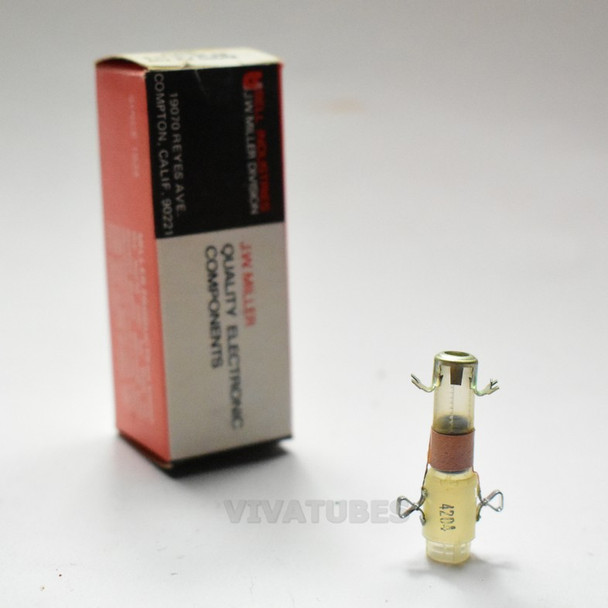 NIB NOS Miller 4204 5-12 uH 126 mA Adjustable R.F. Choke Coil 1 1/2"