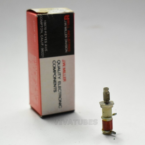 NOS NIB Miller 4204 5-12 uH 126 mA Adjustable R.F. Filter Coil Choke 1 1/2"