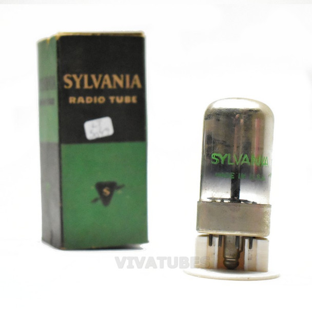 True NOS NIB Sylvania USA 7A4 Black Plate Get Vacuum Tube 100+%