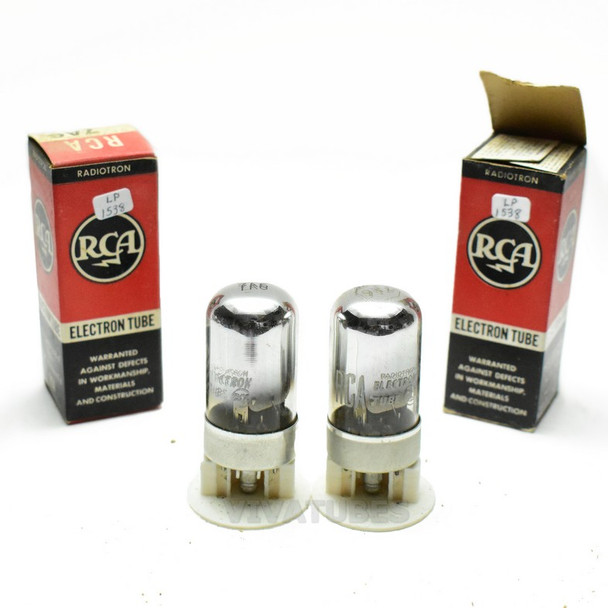 True NOS NIB Matched Pair RCA USA 7A6 Vacuum Tubes 100+%