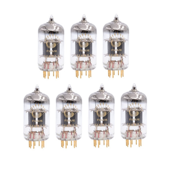 Gain Matched Septet (7 ps) Psvane 12AX7-S ECC82 Art Series Vacuum Tubes - Gold Pins- Brand New