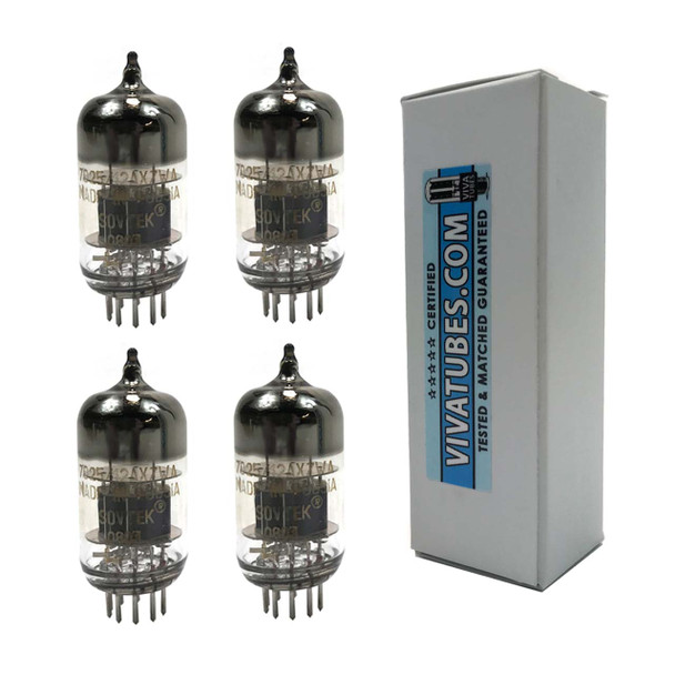 Matched Quad (4) White Boxed Sovtek 12AX7WA / 7025 Vacuum Tubes