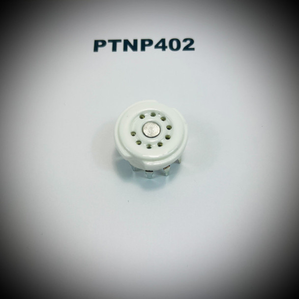 9 Pin Minature Tube Socket - PC Mount