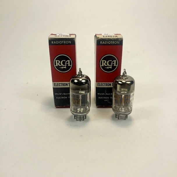 RCA Black Plate 12AU7 - Matched Pair (2)