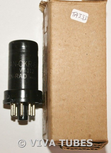 VT-112 6AC7 ELECTRON VACUUM TUBE VALVE KEN RAD US ARMY