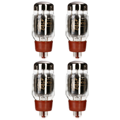 New Matched Quad (4) Genalex Gold Lion KT66 Reissue Vacuum Tubes