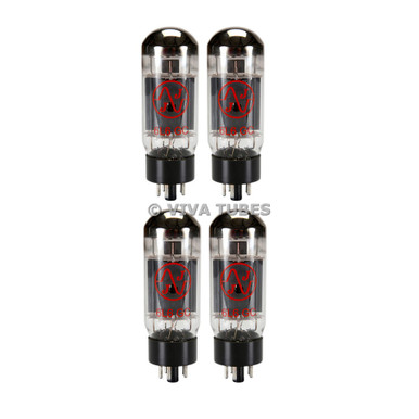 New Matched Quad (4) JJ 6L6GC Vacuum Tubes