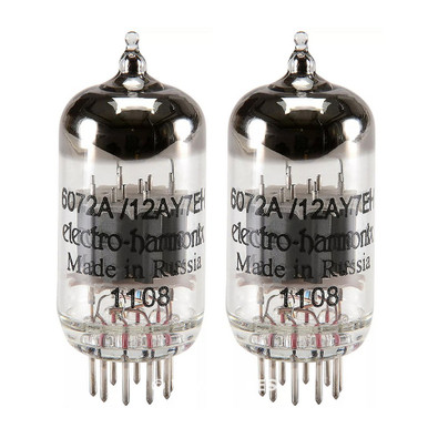 Tube Equivalent ELECTRO HARMONIX 12AY7/6072A Tube Double Triode (Unité JAN GE - Foto 9