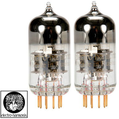 New Matched Pair (2) Electro-Harmonix 6922 / E88CC GOLD PINS Vacuum Tubes