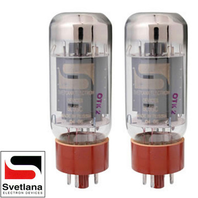 New Matched Pair (2) Svetlana SV-6L6GC Reissue Vacuum Tubes