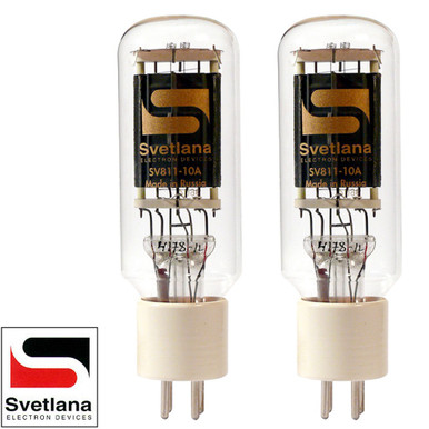 Brand New Factory Matched Pair (2) Svetlana SED SV-811-10 Vacuum Tubes