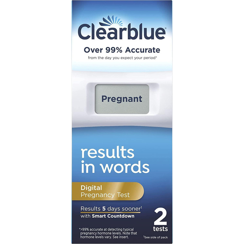 Clearblue Digital Pregnancy Tests 2 ct Sandbox The Online