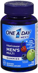 One A Day VitaCraves Men's Multi Gummies - 80 ct