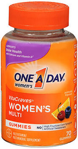 One-A-Day VitaCraves Women's Multi Gummies - 80 t