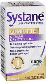 Systane Complete Optimal Dry Eye Relief Lubricant Eye Drops - 5 ml