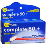 Sunmark Complete 50+ Ultimate Men's Tablets - 100 Tablets