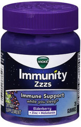 Vicks Immunity Zzzs Dietary Supplement Gummies - 28 ct