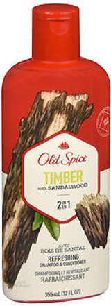 Old Spice Timber with Sandalwood 2 in 1 Refreshing Shampoo & Conditioner - 13.5 oz