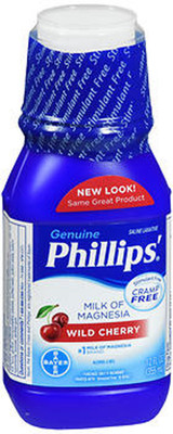 Phillips' Milk of Magnesia Liquid Wild Cherry  - 12 oz