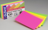 Brites Index Cards - Neon, 3x5"