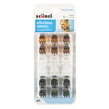 Mini Jaw Hair Clip, Asst, 18 Ct - 1 Pkg