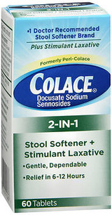 Colace 2-in-1 Tablets - 60 ct