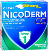 NicoDerm CQ Clear Patches, 21 mg,  Step 1 - 14 ct