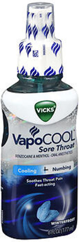Vicks VapoCool Sore Throat Spray Winterfrost - 6 oz
